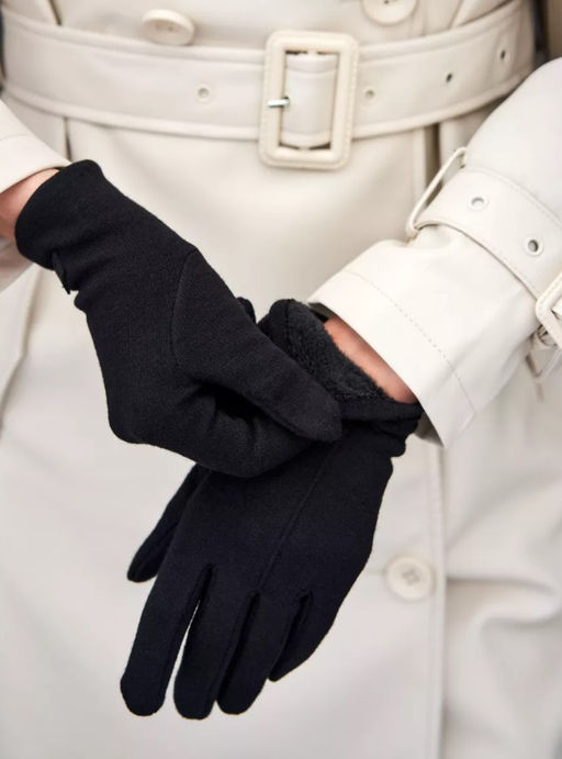 K13118 Перчатки (внутри мех) ЧЕРНЫЙ