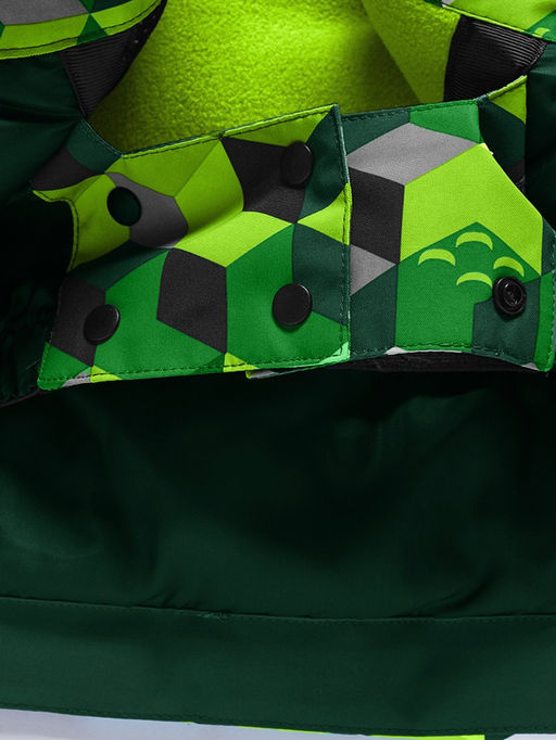 Горнолыжный костюм для мальчика зеленого цвета 9325Z - Valianly фото 11