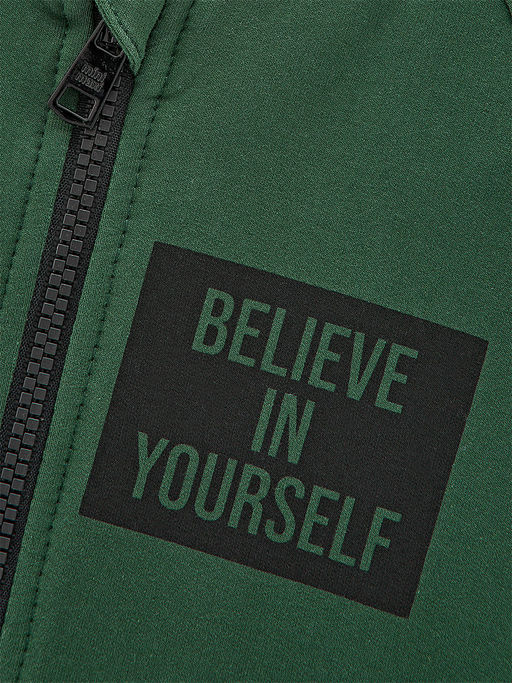 Спортивный костюм для девочки на молнии UD 7728 зелен-хаки - Mini maxi фото 7