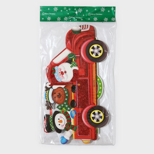 Новогоднее украшение настенное Дед мороз с друзьями, подвеска, 49,5х39,5 см - Simaland фото 6