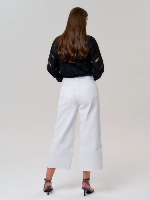 Джинсы женские ZZ-WT030320-00 off white - Eleganzza фото 3