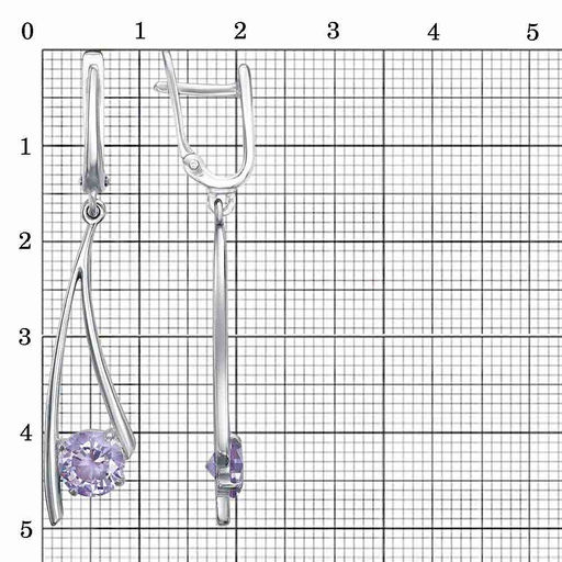 СЕРЬГИ 33815330Пл6 - Красная пресня фото 2