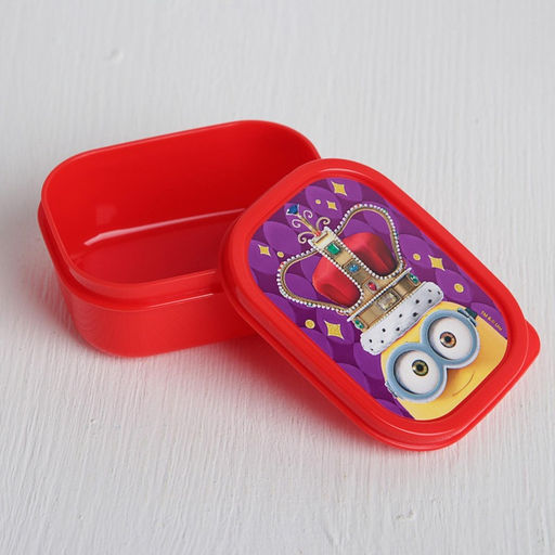 Цена за 2 шт. Ланч-бокс детский прямоугольный 150 мл, Гадкий Я
