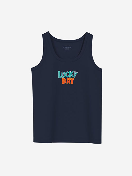 Bisiklet Yaka Erkek ?ocuk Atlet 2li - Waikiki фото 3