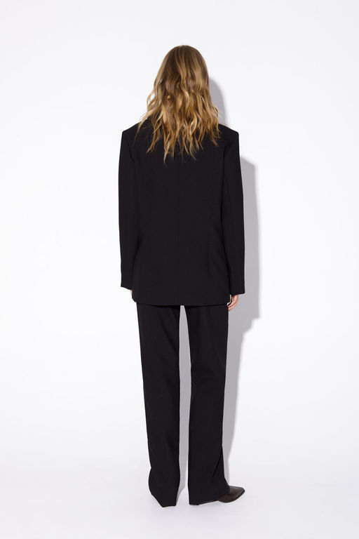 Жакет Pirs 5502 черный + бежевая клетка  фото 3