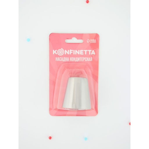 Насадка кондитерская KONFINETTA Цветок, d=3.5 см, выход d=1.9 см, нержавеющая сталь  фото 4