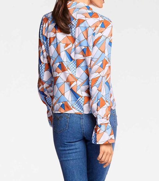 Блузка, пестрая - Patrizia dini фото 3