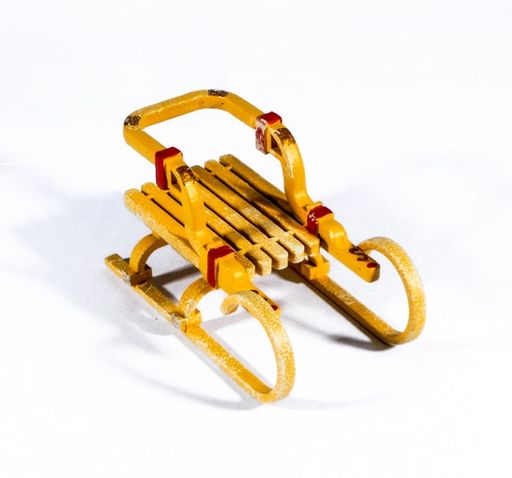 Елочные игрушки: Санки Большие 370-1 - Idh фото 5