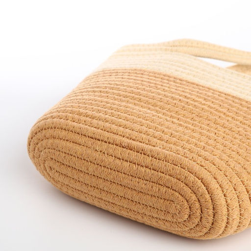 Сумка женская плетёная без застёжки, цвет молочный/бежевый - Simaland фото 5