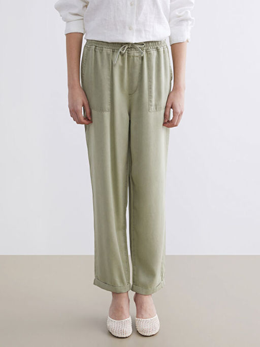 Beli Lastikli Carrot Fit Kad?n Jean Pantolon