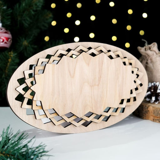 Тарелка конфетница овальная Символ года 2024. С Новым годом! - Дарим красиво фото 2