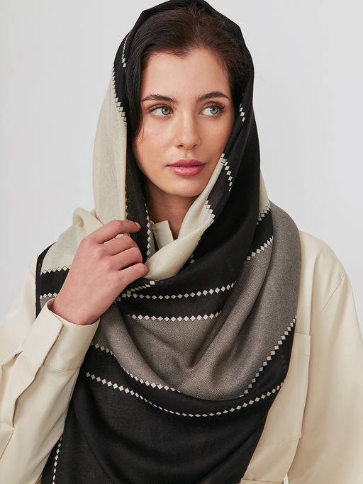 Большой, мягкий, тонкий и очень нежный двусторонний палантин - Tantino фото 6