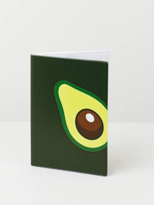 ОБЛОЖКА ДЛЯ ПАСПОРТА "Avocado one", плотность 560 мкм