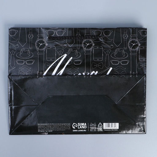 Цена за 2 шт. Пакет подарочный ламинированный, упаковка, 23 февраля, MS 23?18?8 см