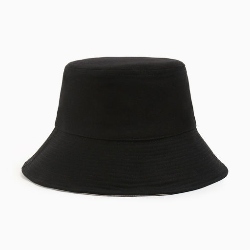 Панама двусторонняя унисекс MINAKU, цвет чёрный, бежевый, размер 56