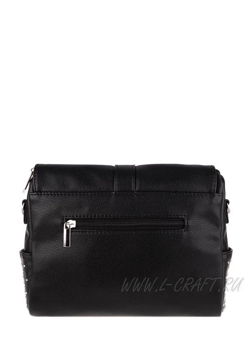 Сумка Модель №1285 | кожзам | гладкий | черный | Р831-1 | 25600 - L-craft фото 3