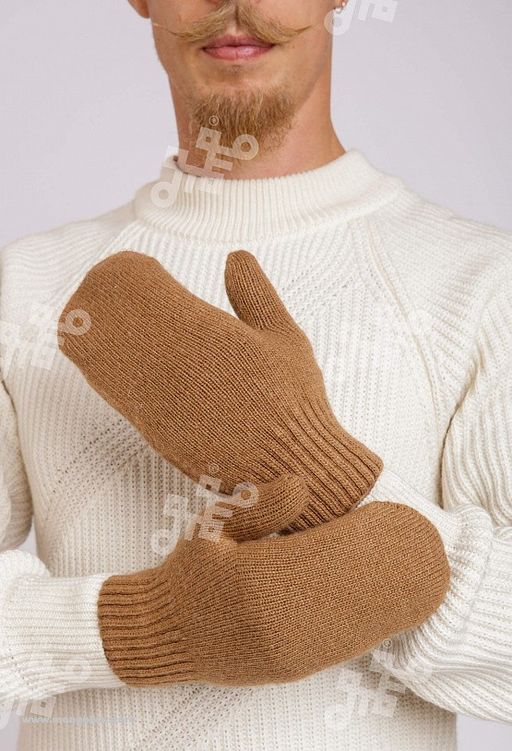 Варежки из шерсти монгольской овцы - Mongolka фото 5