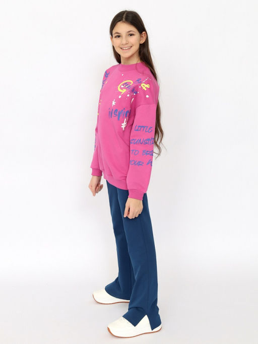 CRB wear/CSJG 63758-27-394 Джемпер для девочки,розовый/Ex.Cherubino  фото 5