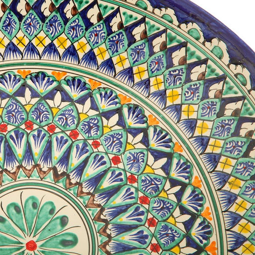 Ляган узбекский Риштанская Керамика «Узоры», d=41 см, МИКС