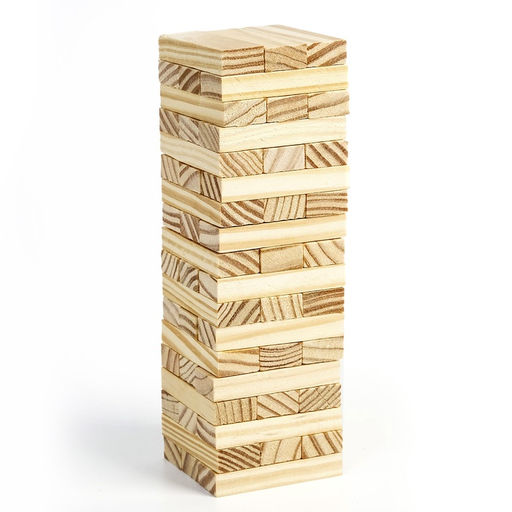 Падающая башня «Время игры», 54 бруска