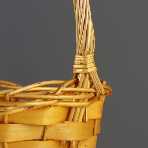 Корзина плетёная для хранения Fleet, из лозы, с ручкой, бежевая, набор 3 шт.