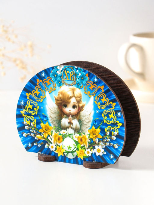 Цена за 2 шт. Салфетница пасхальная Ангелок, 12.8?10?5 см