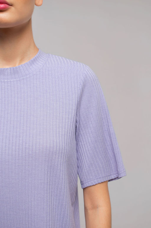 Арт. 10401/5 Пижама с брюками 44-52 (5 шт) Цвет:верх-сиреневый,низ-сиреневый