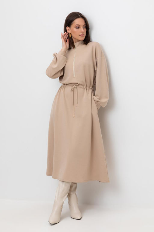 ЕВТ 5057/темно-бежевый платье жен