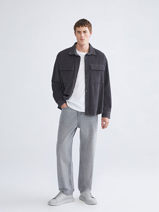 Baggy Fit Erkek Jean Pantolon