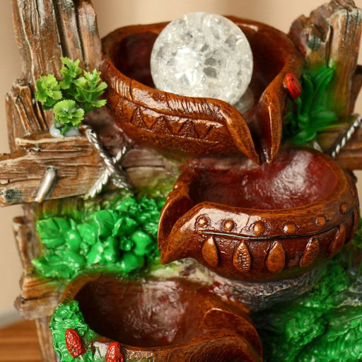 Фонтан настольный «Особенное место», 20×16×26 см, с подсветкой