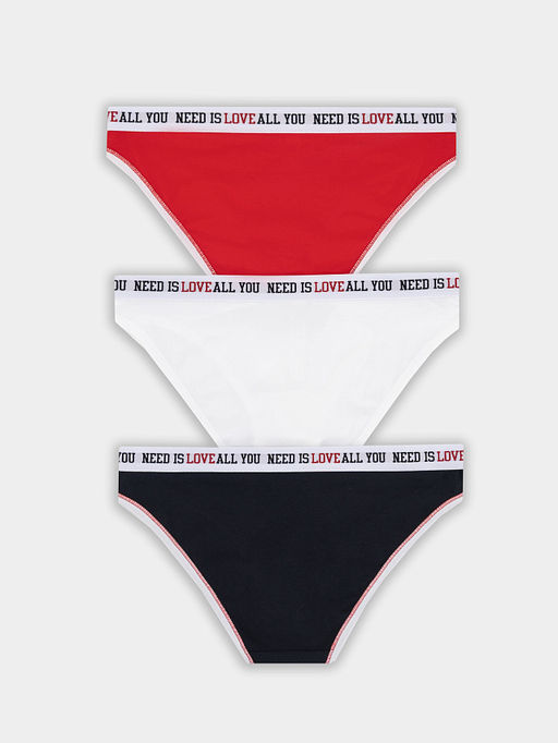 Трусы слипы женские в наборе, 3 шт