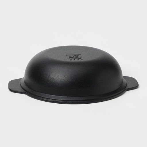 Жаровня, 2 л, d=24 см, с крышкой, чугун, чёрная