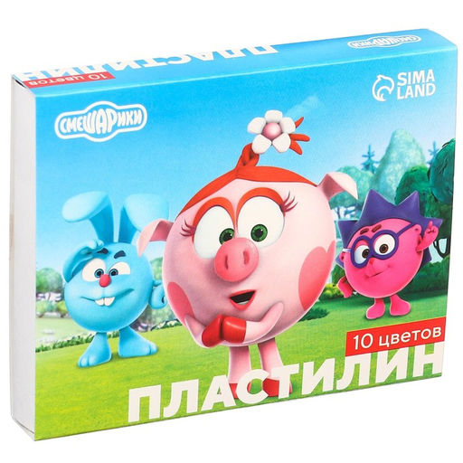 Пластилин 10цв 150г Смешарики  фото 2