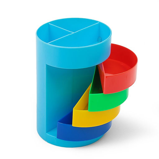 Подставка для пишущих принадлежностей с выдвижными отделениями, 9 х 9 х 13 см, МИКС - Calligrata фото 3