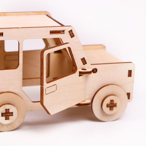 Сборная модель-машина Внедорожник - Лесная мастерская фото 4