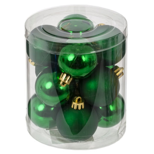 Набор из 12шт Украшение новогоднее "Шар", D 4 см, L9,5 W9,5 H11 см