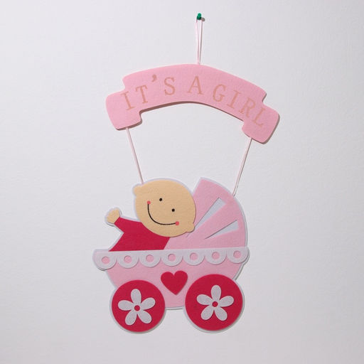 Украшение на гендер пати «Подвеска It's a Girl», 32×32×43 см