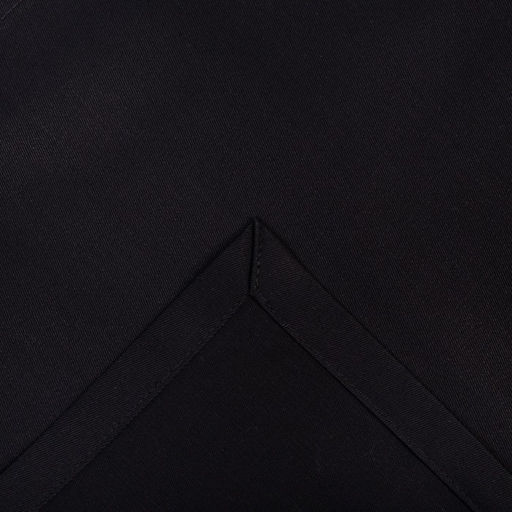 Салфетка декоративная «Этель», 40×40 см, саржа, 100% хлопок, саржа, 250 г/м², чёрная