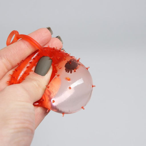 Цена за 16 шт. Антистресс игрушка - мялка «Пауки», с жидкостью, в шоубоксе, МИКС