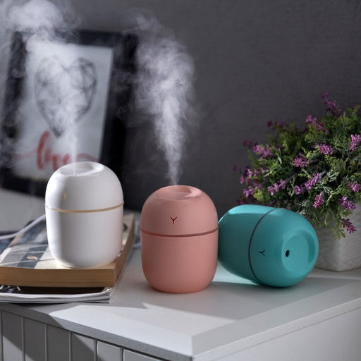 Увлажнитель воздуха, Luazon HM-20 ультразвуковой, 0.22 л, 1.5 Вт, USB, зелёный