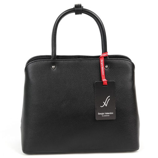 Женская кожаная сумка Sergio Valentini SV-SZ-706 Блек  фото 2