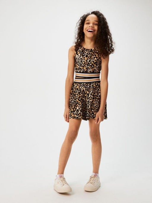 20214200018, Комплект детский для девочек ((1)майка и (2)шорты) Leo_set набивка - Акула фото 2