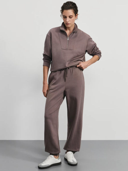 Утепленные джоггеры из хлопка / Zarina