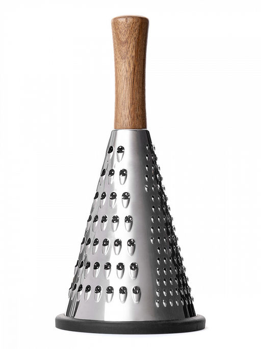 Терка круглая 11,3x24 черный дерево акации, нержавеющая сталь