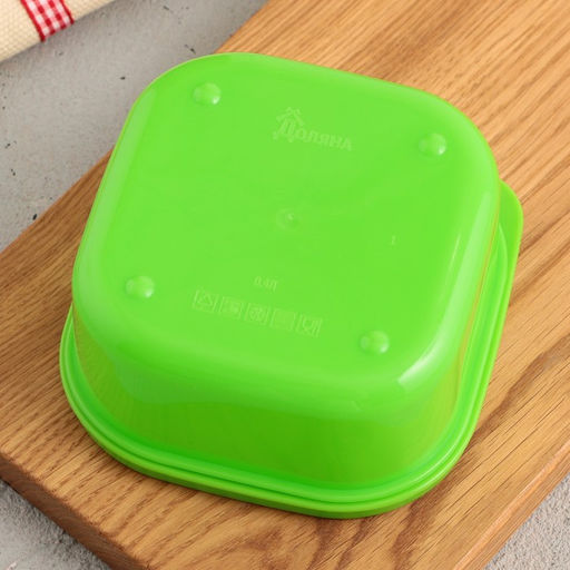 Цена за 2 шт. Ланч - бокс квадратный «Суть туризма», 400 мл