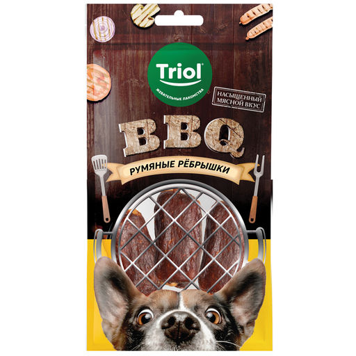 Лакомство для собак "Румяные рёбрышки", 110г, серия BBQ