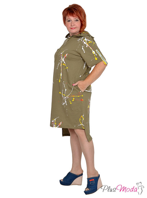 Платье Модель №1328 размеры 44-84 - Plusmoda фото 3