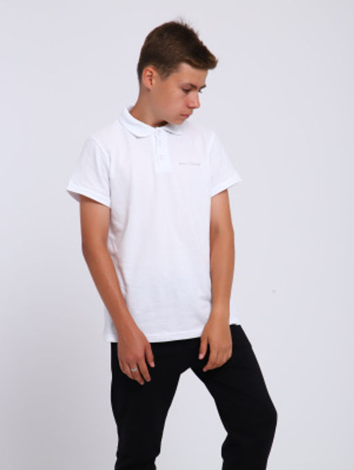 Рубашка-поло Михаил белый Ладошки  фото 16