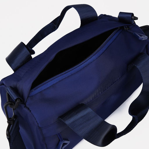 Сумка спортивная на молнии, наружный карман, цвет синий - Simaland фото 4