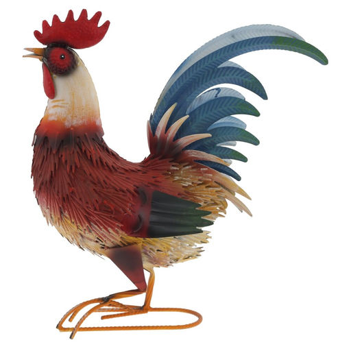 Фигура декоративная "Петух", L37 W15,5 H41,5 см